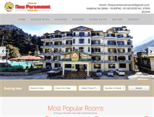 Tablet Screenshot of hotelnewparamount.com